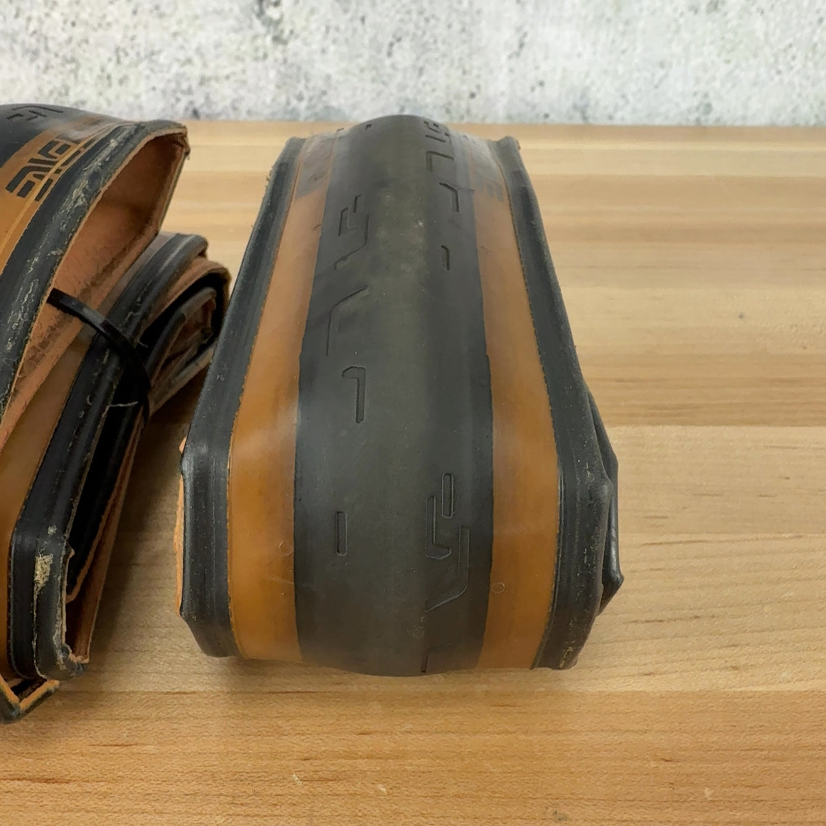Pair Enve SES Road Tan 700c x 27mm Tubeless Road Bike Tires