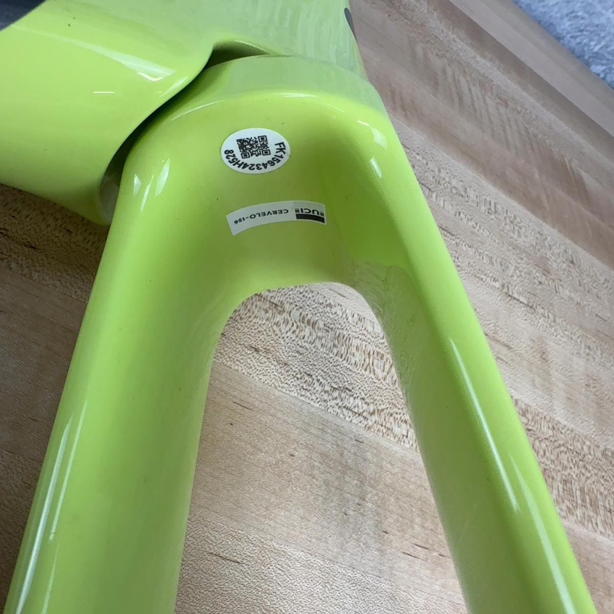 Light Use! 2025 Cervelo P-Series 58cm TT/Triathlon Paris Green Frameset 500 Made
