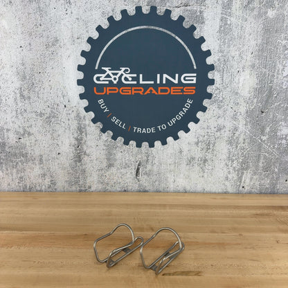 Light Use! 2025 King Cage Titanium Silver Bike Water Bottle Cages 59g