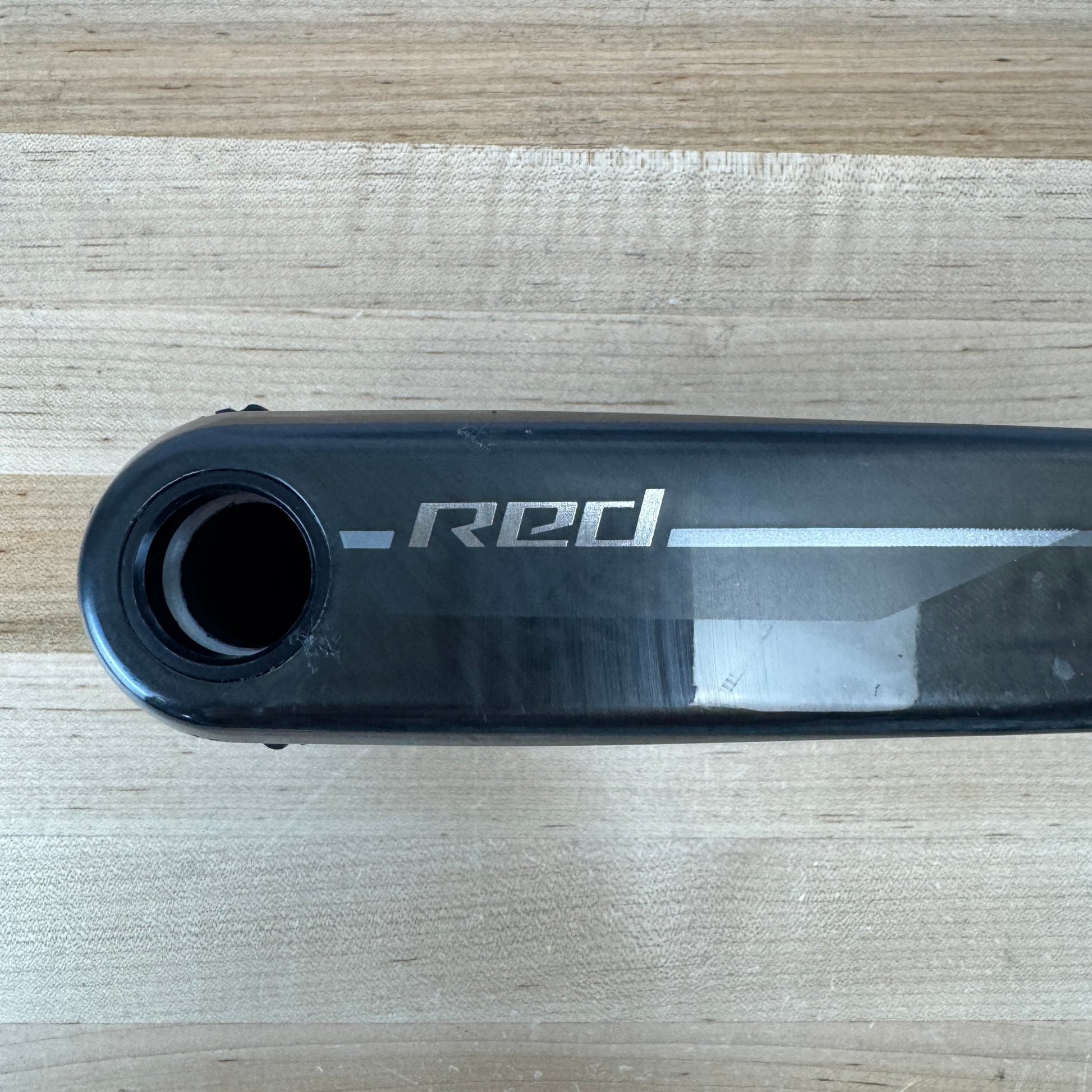 Low Mile! SRAM Red E1 Crankarm Assembly 165mm Carbon Crankset without Chainrings