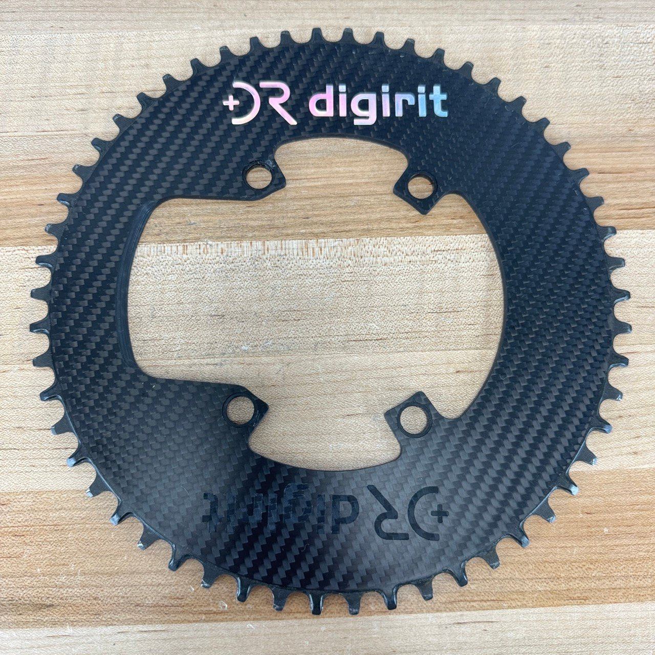 Low Mile! Digirit Road/TT Carbon 54T 1x 4-Bolt 110BCD Shimano 1x Chainring