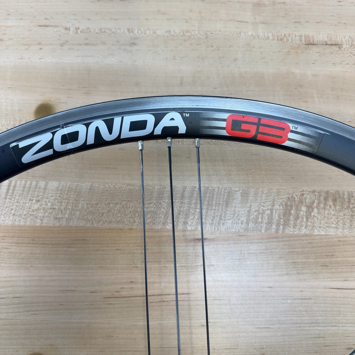 Light Use! Campagnolo Zonda G3 Alloy Rim Brake Road Bike Wheelset 700c 1720g — photo 4 of 15
