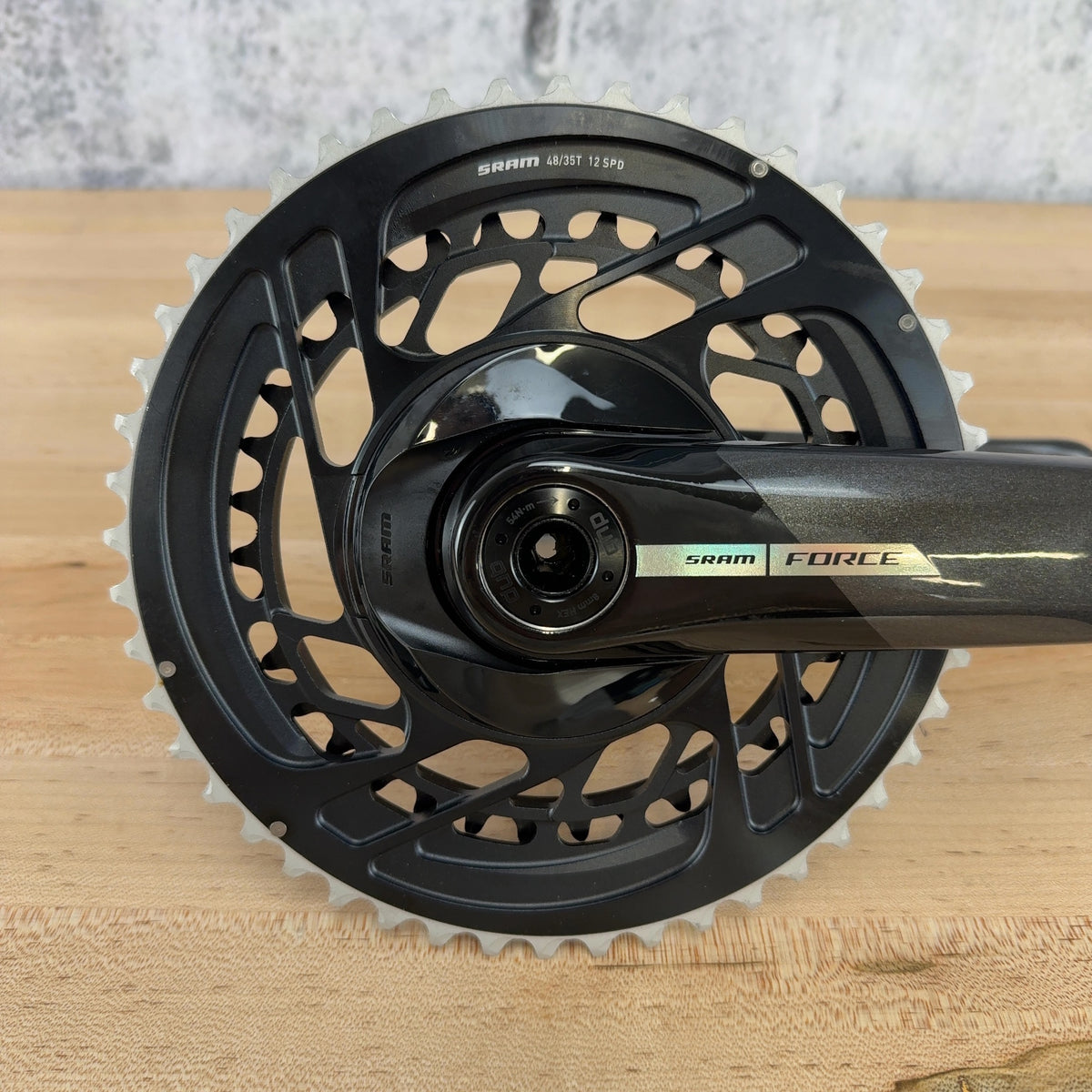 New! SRAM Force AXS D2 170mm Carbon DUB 48/35t 12-Speed Bike Crankset MSRP $440 — photo 3 of 9