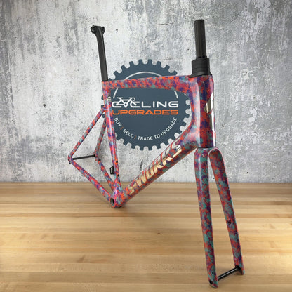 New! 2023 Specialized S-Works Tarmac SL7 58cm Gloss Marbled Lagoon Frameset