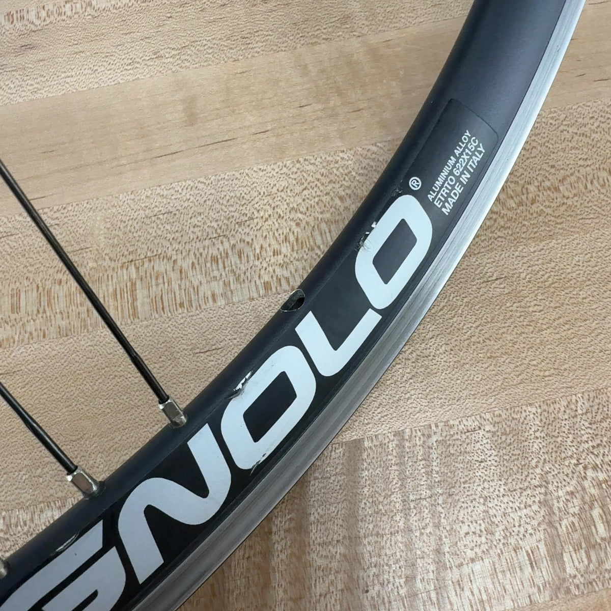 Light Use! Campagnolo Zonda G3 Alloy Rim Brake Road Bike Wheelset 700c 1720g — photo 10 of 15