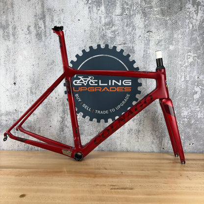 2017 Colnago V2-R 52cm VJRD Satin Red Rim Brake Carbon Road Bike Frameset 1990g