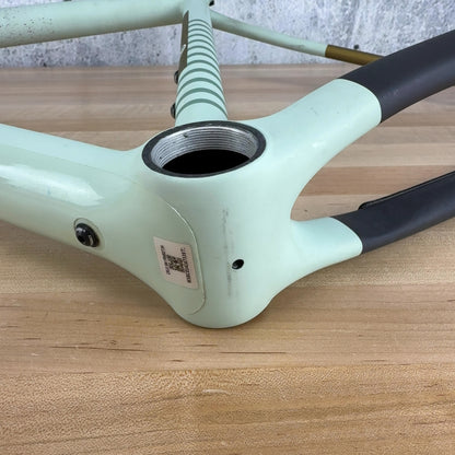 Light Use! Specialized 2024 S-Works Crux 54cm SATIN WHITE SAGE/CACTUS BLOOM/MIDNIGHT SHADOW SPECKLE Carbon Frameset
