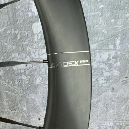 Mint! Cadex Ultra 50 Carbon Ceramic Road Bike Wheelset 700c 1374g Black Logo