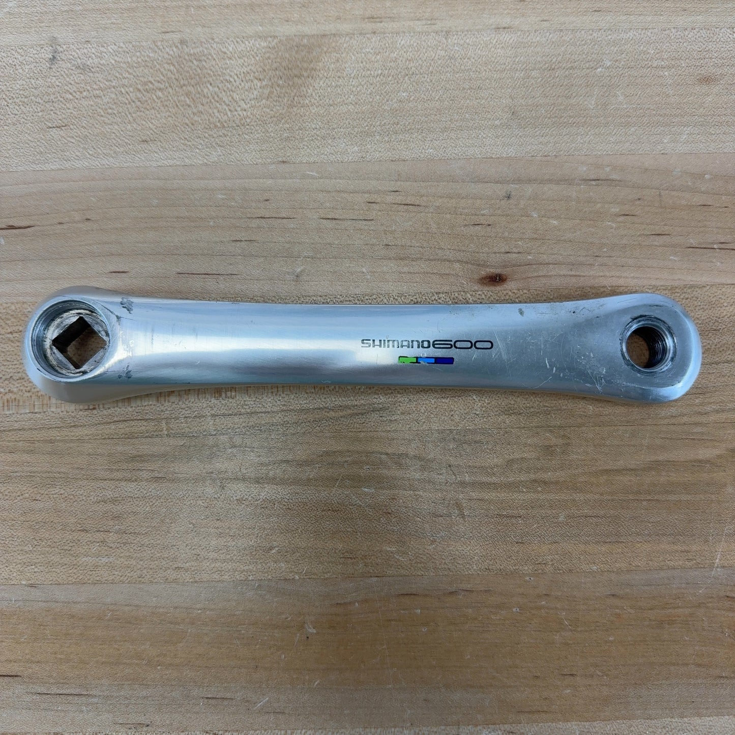 Shimano 600 FC-6400 52/39t 8-Speed Vintage Square Taper Crankset w/ Chainrings