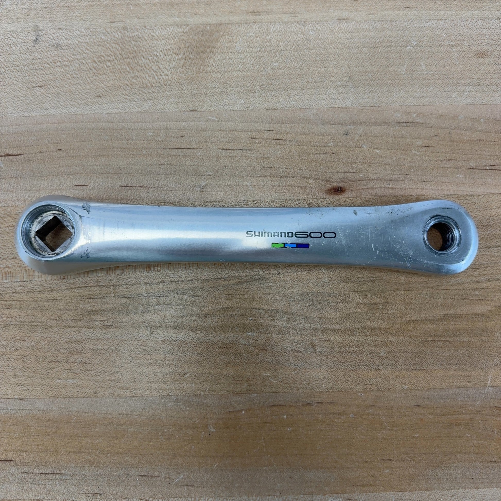 Shimano 600 FC-6400 52/39t 8-Speed Vintage Square Taper Crankset w/ Chainrings