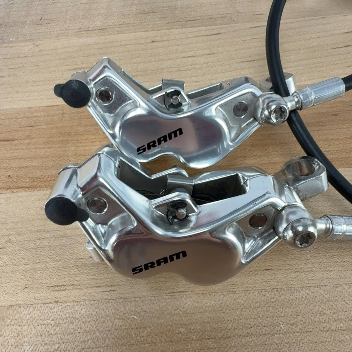 Light Use! SRAM Level Ultimate Stealth 4 Piston MTB Brake Levers with Calipers — photo 6 of 8