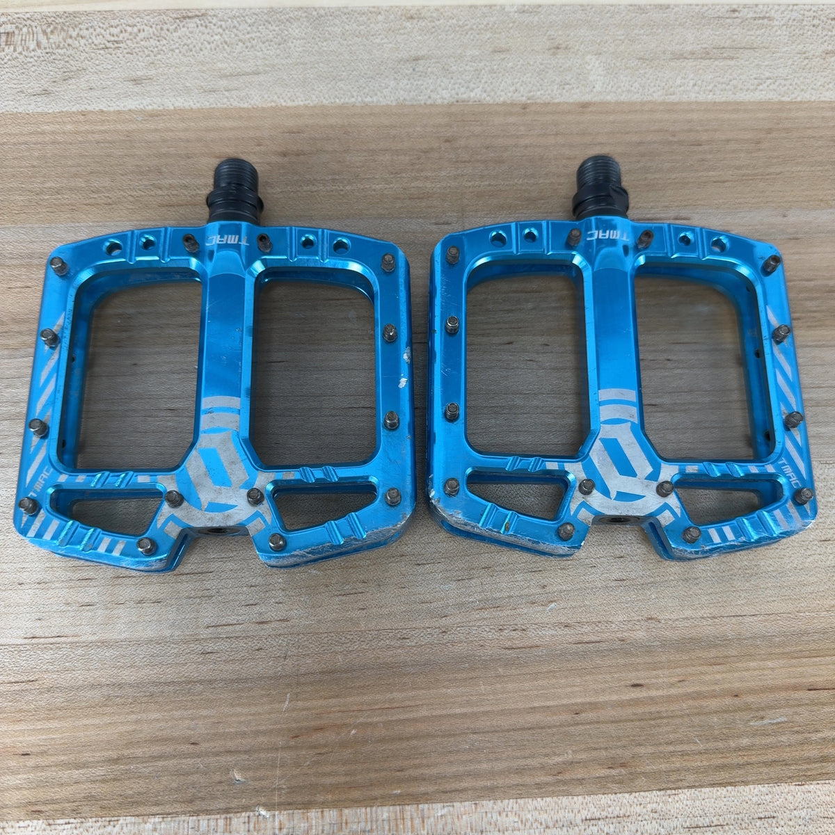 Deity TMAC Blue Mountain Bike Pedals 445g MSRP $179 — photo 1 of 5