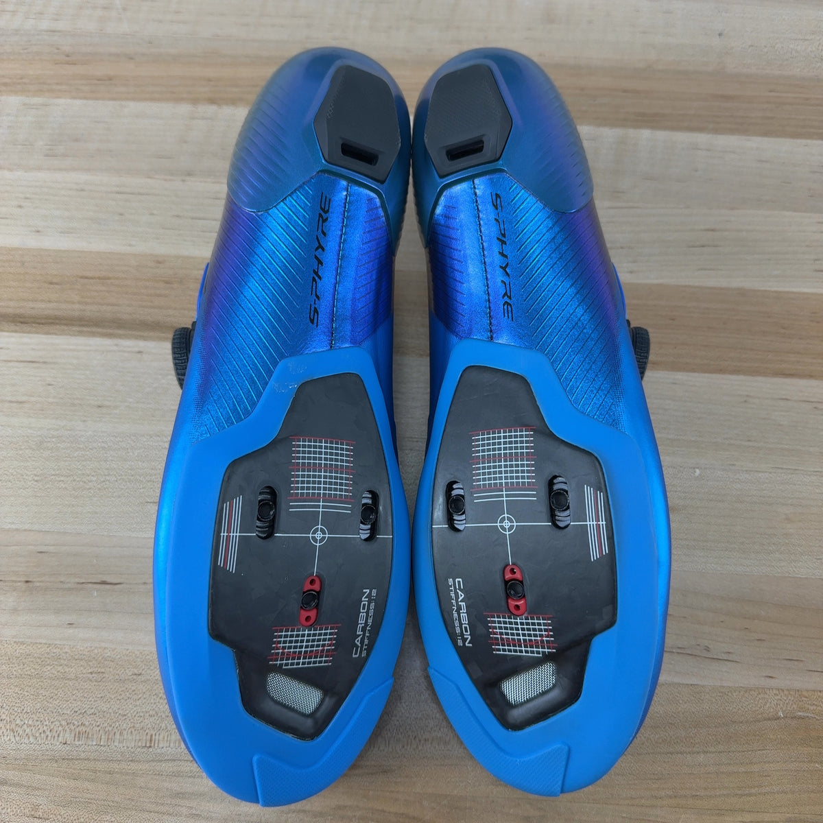 New! Shimano S-Phyre SH-RC903 42 EU Blue Clipless Road Cycling Shoes MSRP $450 — photo 5 of 7