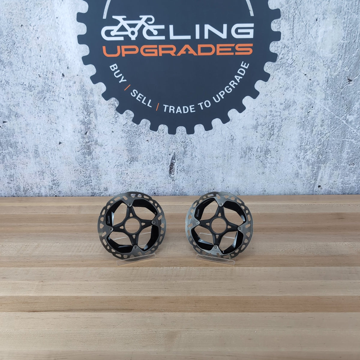 Light Use! Shimano RT-MT900-S Centerlock 160/160mm Ice Tech Brake Rotors 275g — photo 2 of 10
