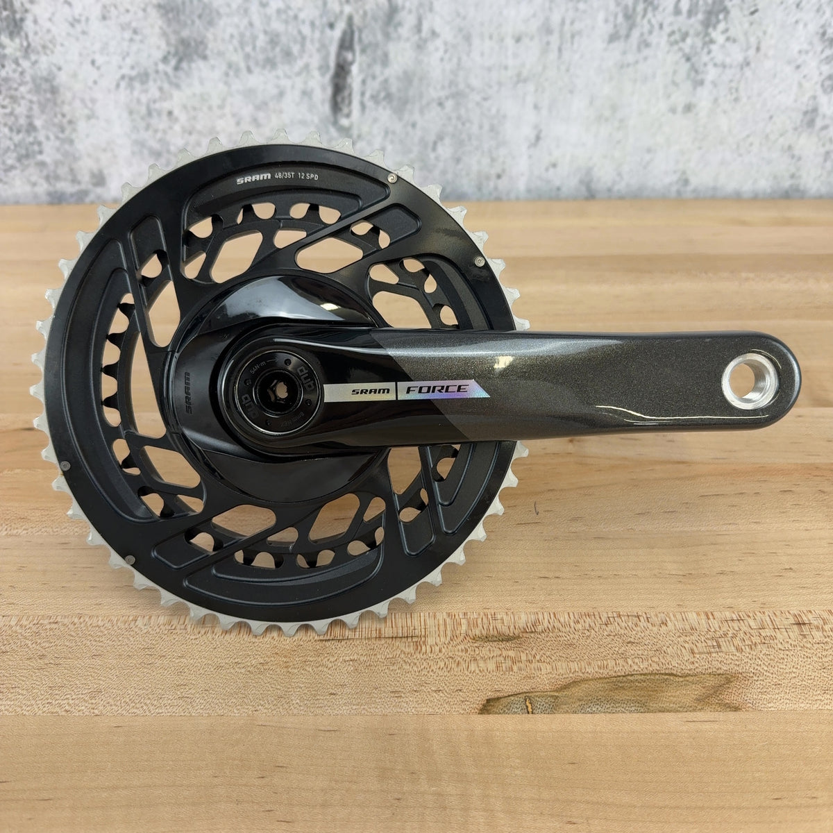 New! SRAM Force AXS D2 170mm Carbon DUB 48/35t 12-Speed Bike Crankset MSRP $440 — photo 1 of 9