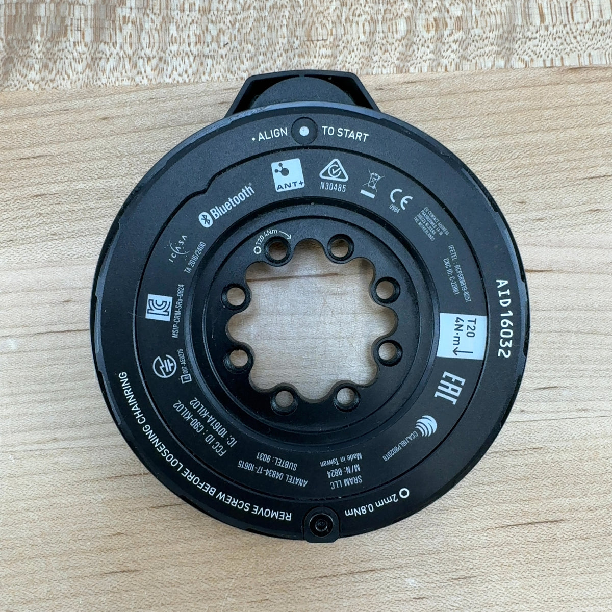 Light Use! SRAM Force AXS E1 Thread-Mount 8-Bolt Bike Power Meter Spider 118g — photo 4 of 4