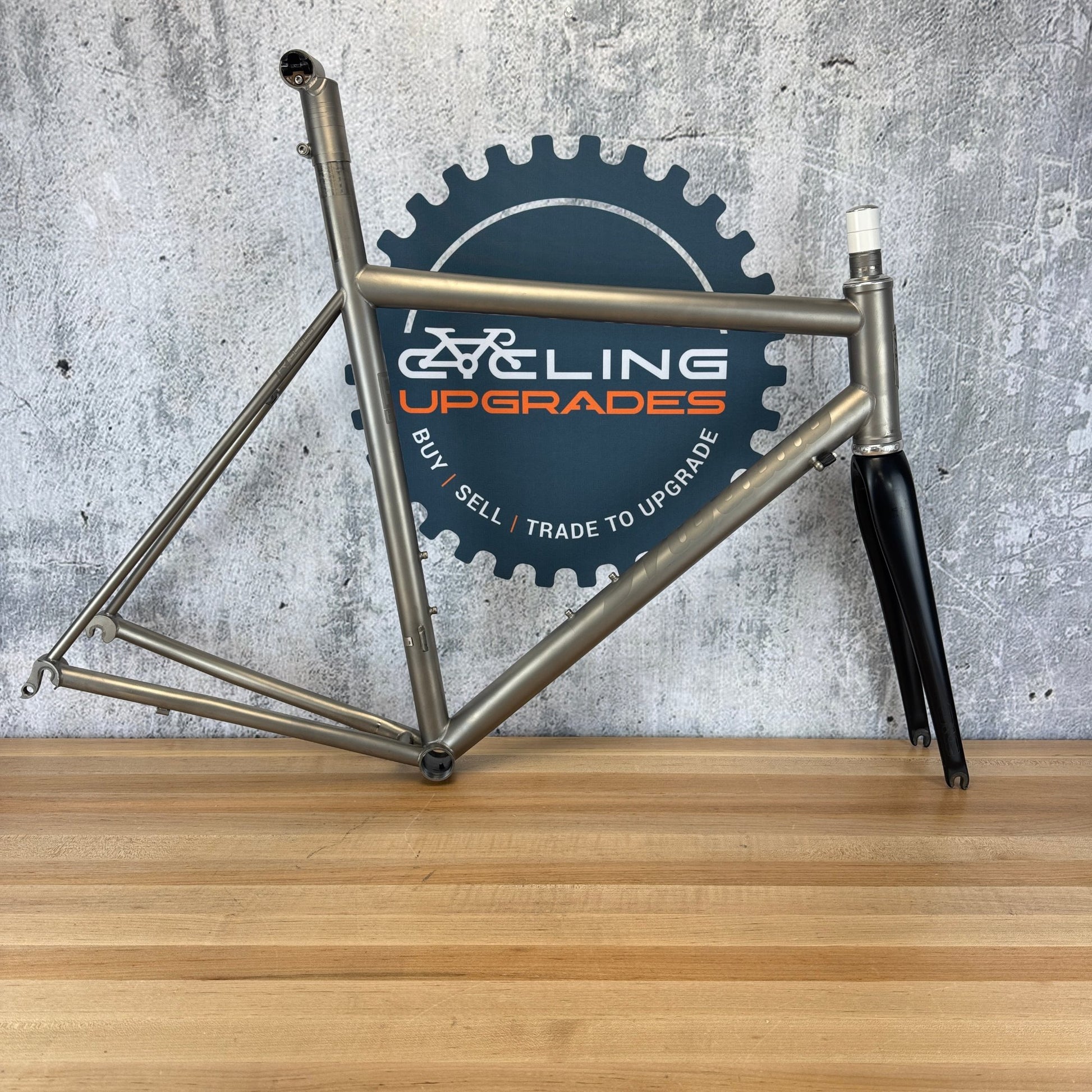 2014 Mosaic RT-1 54cm Titanium Rim Brake Road Frameset Chris King 700C 2062g
