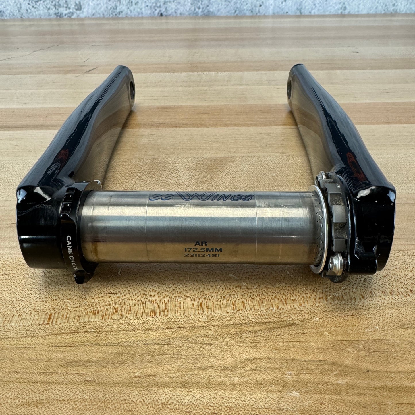 Cane Creek eeWings All-Road Raven Titanium 3-Bolt DM 30mm Spindle Crankset 410g