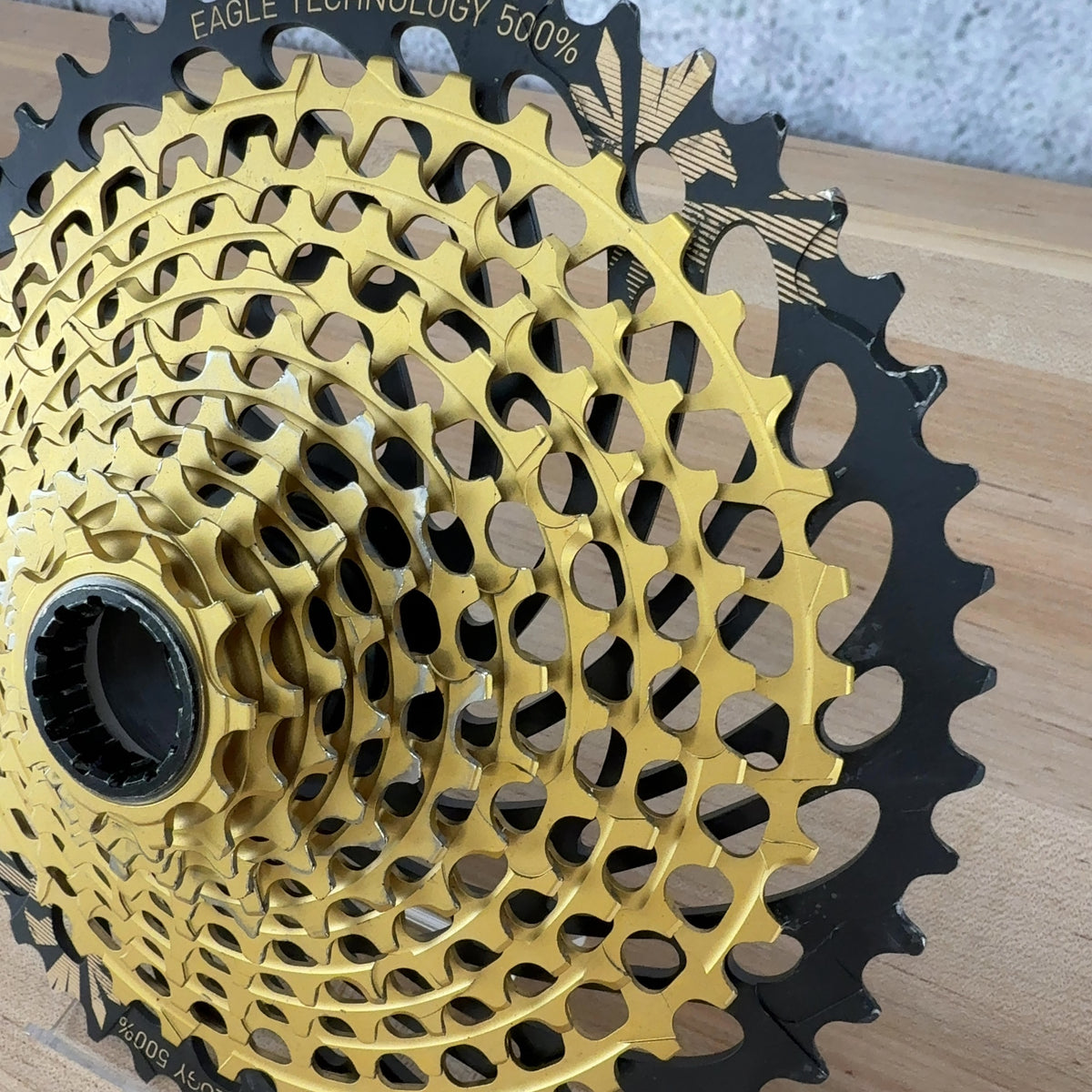 Light Use! SRAM Eagle XX1 XG-1299 10-50t Gold MTB 12-Speed Bike Cassette 368g