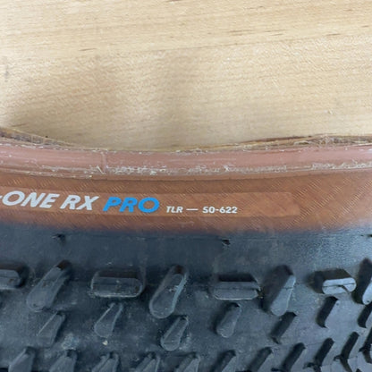 Low Mile! Schwalbe G-One RX Pro 700 x 50mm Tubeless Tanwall Gravel Pair Tires