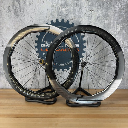 Low Mile! Princeton CarbonWorks Wake 6560 Evo Tactic TR01 Chrome Carbon Wheelset