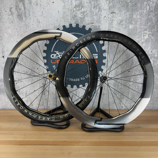 Low Mile! Princeton CarbonWorks Wake 6560 Evo Tactic TR01 Chrome Carbon Wheelset