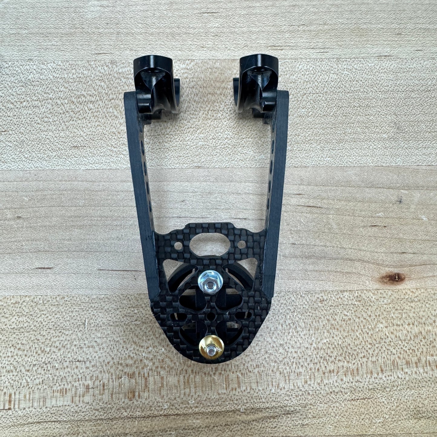 Low Mile! Extralite HyperStem -12º 120mm With CH-02 Computer Holder Black Aluminum Stem