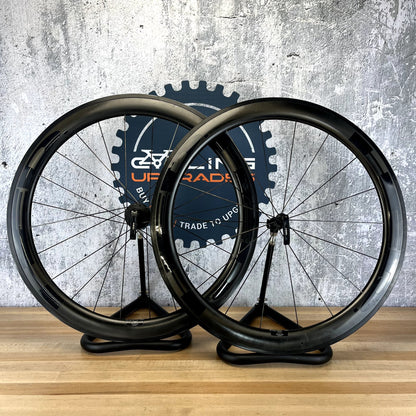 Low Mile! HED Jet RC5 Black Carbon/Alloy Tubeless Rim Brake Wheelset