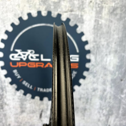 Low Mile! 2023 Lightweight Obermayer Evo Schwarz Carbon Disc Brake Tubeless Front Wheel