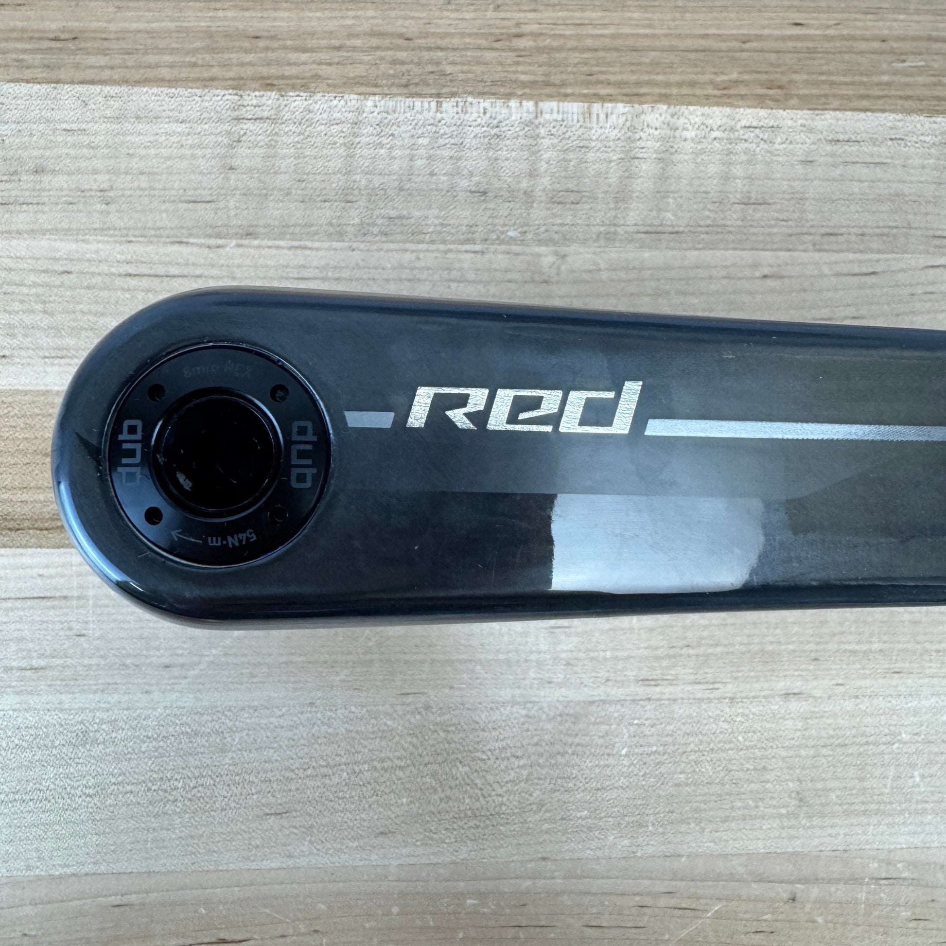 New Take Off SRAM Red AXS E1 XPLR 172.5mm Carbon Dub 8-Bolt Crank Arms MSRP $440