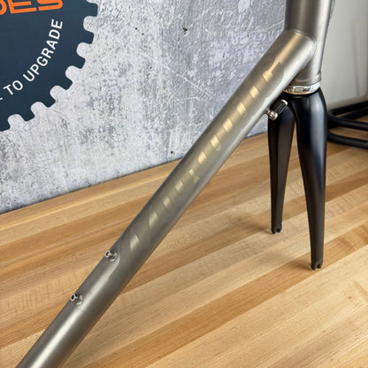2014 Mosaic RT-1 54cm Titanium Rim Brake Road Frameset Chris King 700C 2062g