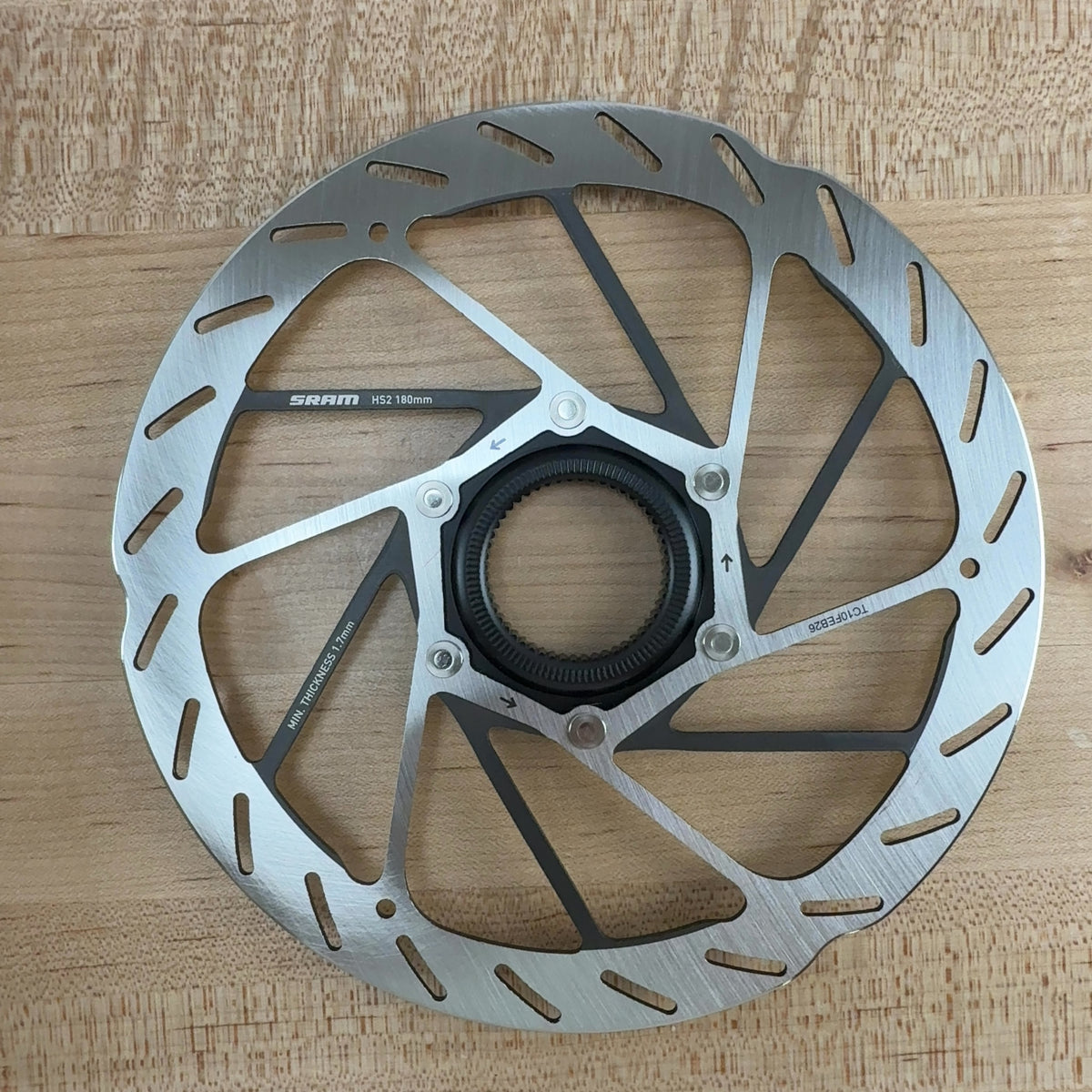 New! SRAM HS2 180mm Center-Mount MTB Mountain Bike Disc Brake Rotor MSRP $60 — photo 3 of 4