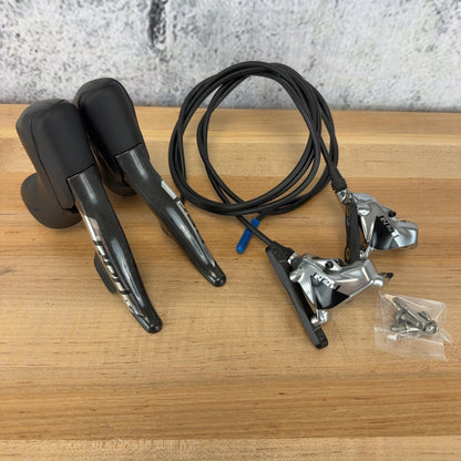 SRAM Red AXS D1 12-Speed Shifters w/ Red D1 Disc Brake Calipers 560g