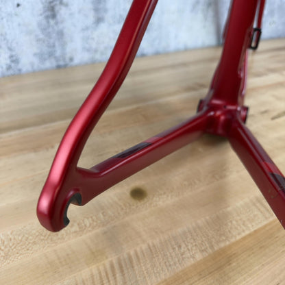 2017 Colnago V2-R 52cm VJRD Satin Red Rim Brake Carbon Road Bike Frameset 1990g