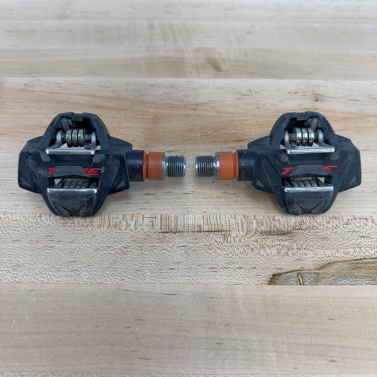 Time ATAC XC 12 Red Carbon Titanium Gravel/Mountain Bike Clipless Pedals 248g — photo 1 of 8