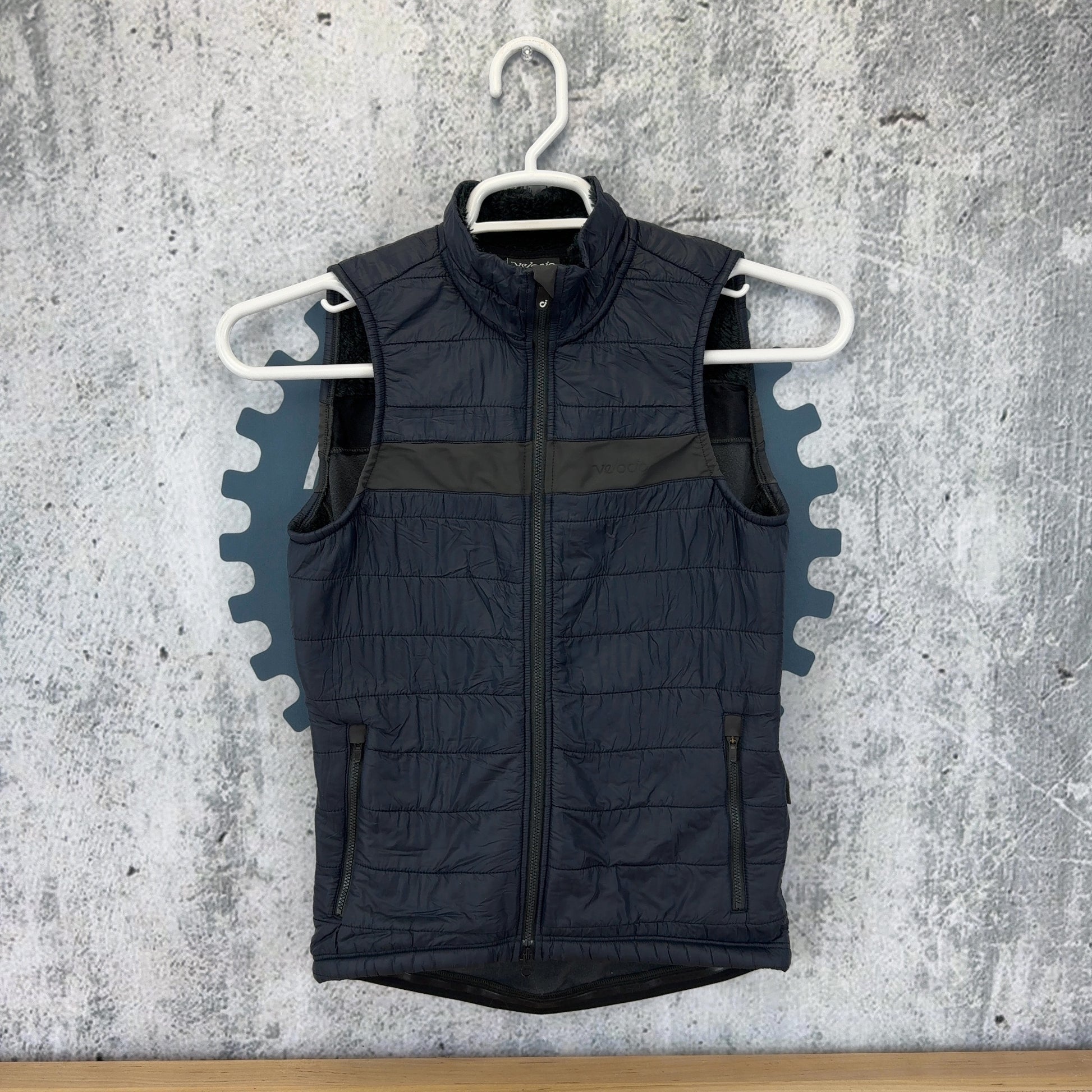 Velocio Recon Medium Navy Blue Women's Cold Weather Cycling Vest