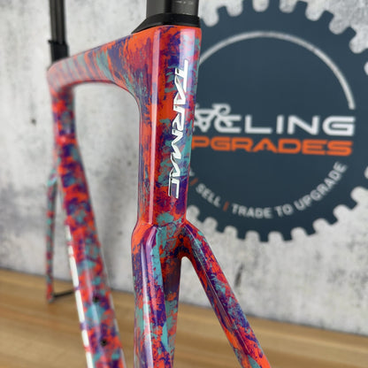 New! 2023 Specialized S-Works Tarmac SL7 58cm Gloss Marbled Lagoon Frameset