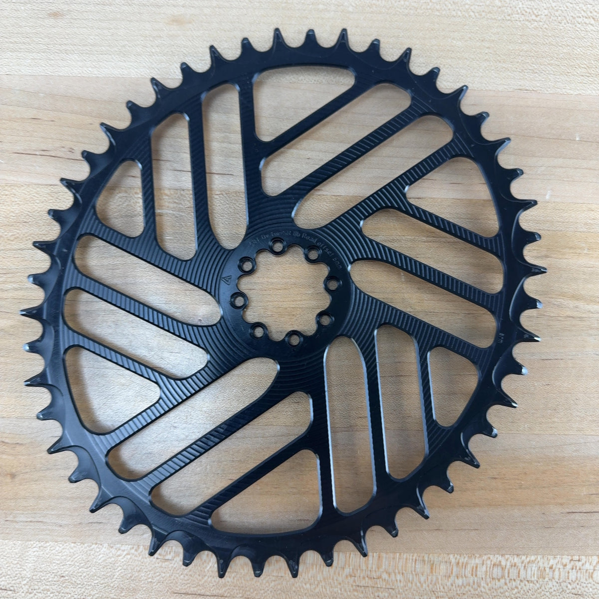 New Take Off! Alugear Oval Round 48t Alloy 8-Bolt 6mm 1x Chainring MSRP $109