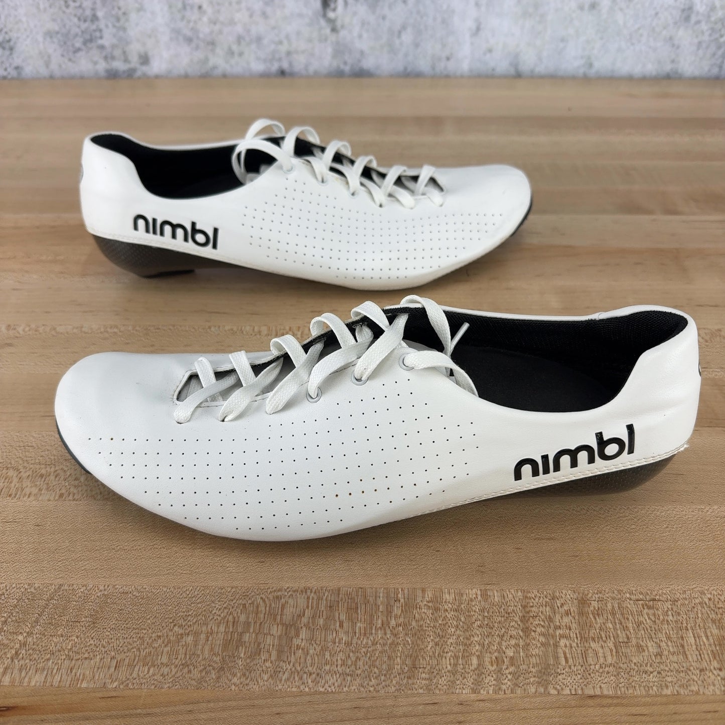 Nimbl Ultimate Air EU 46 Carbon 3-Bolt Solestar BLK Insoles Lace Cycling Shoes
