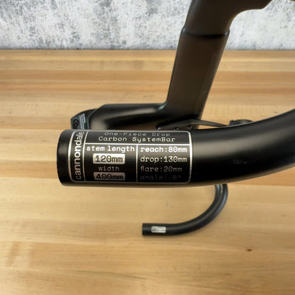 New Cannondale SystemBar R-One 40cm 120mm Carbon MOMODESIGN Integrated Handlebar