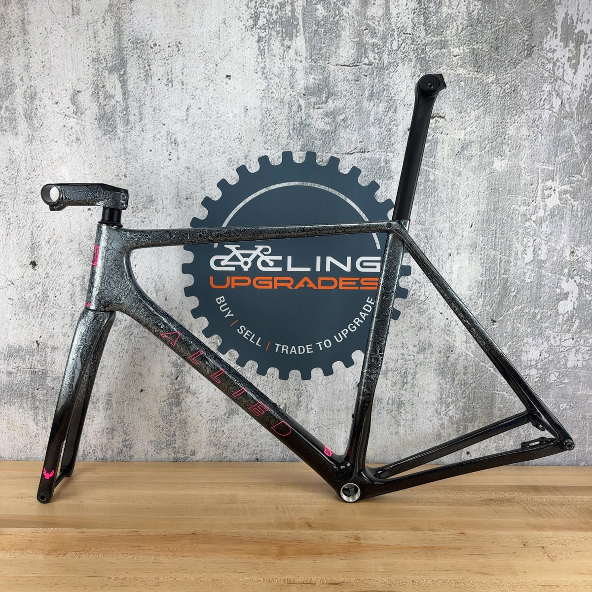 New! 2024 Allied Alfa 56cm Dark Nebula Carbon Road Bike Frameset 700c 1939g