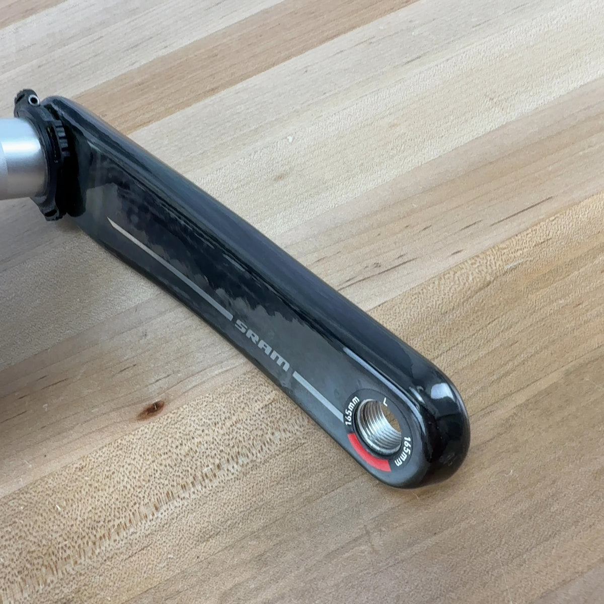 Low Mile! SRAM Red AXS E1 Quarq Power Meter 165mm 48/35T Carbon Crankset 574g