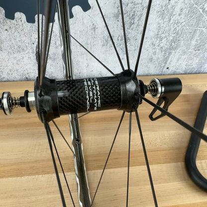 Low Mile! Campagnolo Bora Ultra 50 AC3 Rim Brake Carbon Bike Wheelset 700c 1545g