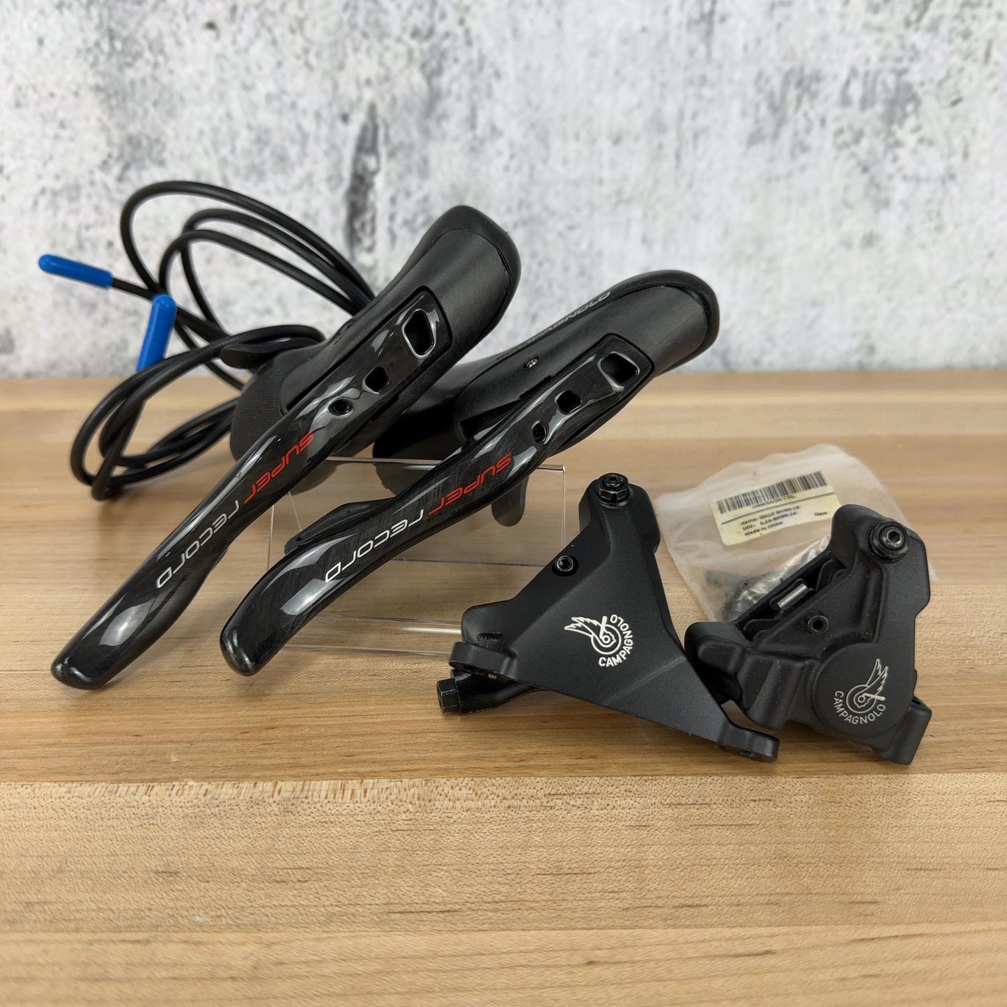 Low Mile! Campagnolo Super Record EPS 12 12-Speed Shifters w/ DiscBrake Calipers