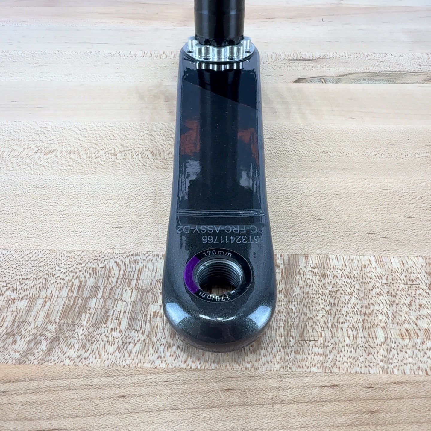 Low Mile! SRAM Force AXS D2 170mm DUB Carbon 8-Bolt Crankset without Chainrings