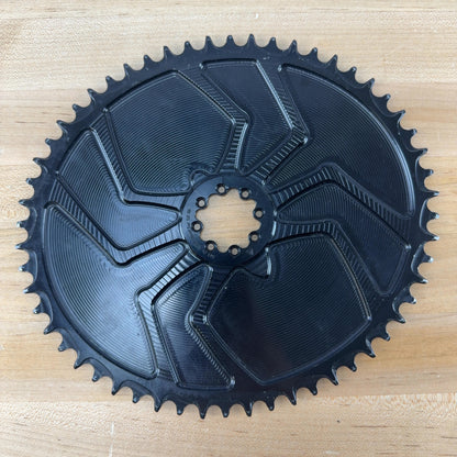 Light Use! Alugear Oval 1x Aero 56t Sram 8-Bolt 12/13-Speed Alloy 1x Chainring