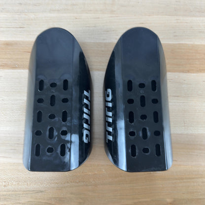 Light Use! Tririg Carbon Arm Cups Open Back TT/Triathlon Cockpit Pads 369g