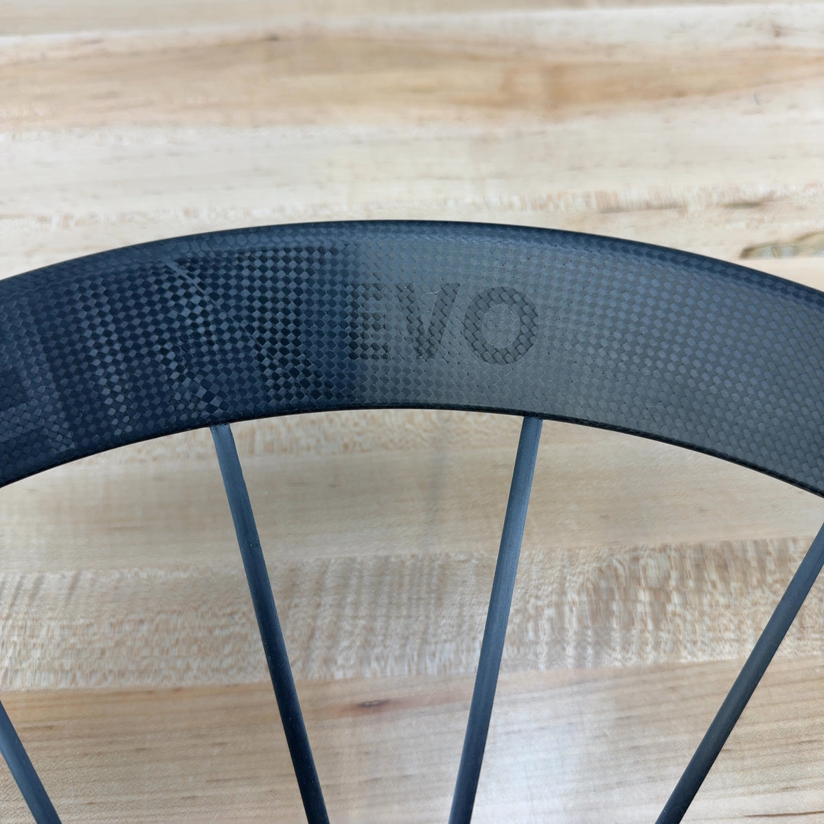 Mint! Lightweight Meilenstein EVO Schwarz Carbon Tubeless Disc Front Wheel 645g — photo 6 of 11