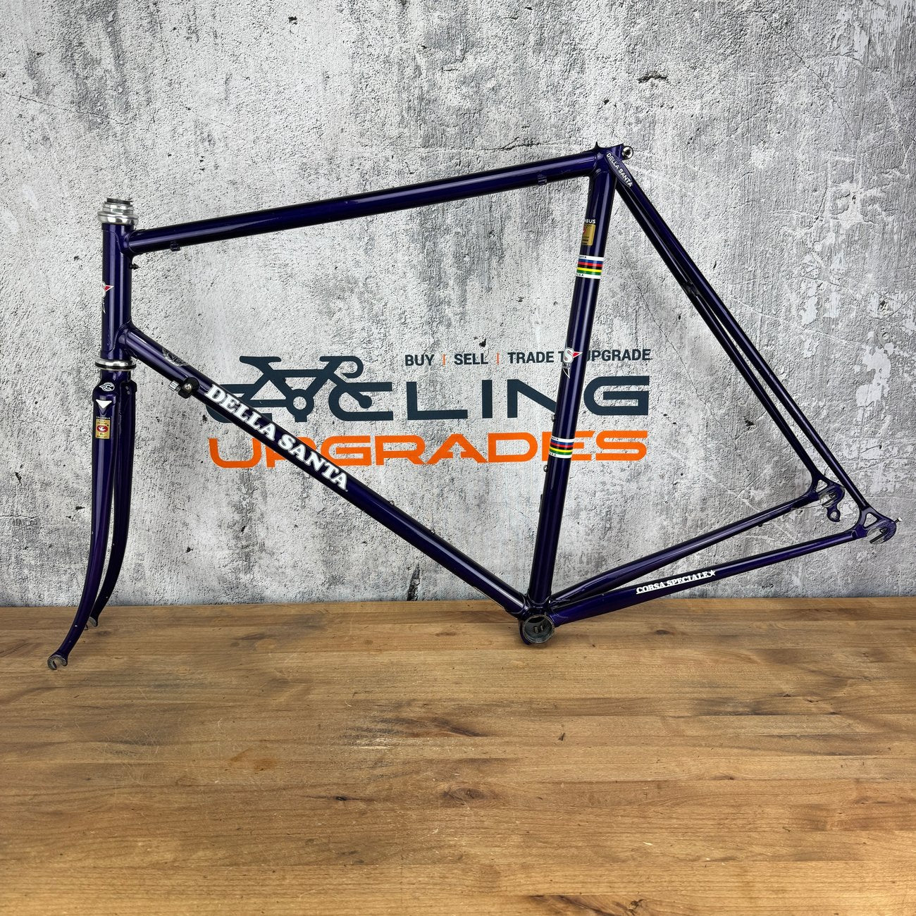 1995 Della Santa Special Corsa 25th Anniversary 57cm Rim Brake Steel Frameset 700c