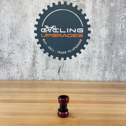 Low Mile! Chris King T47 Threadfit Red Steel Bike Bottom Bracket  T48/68 124g